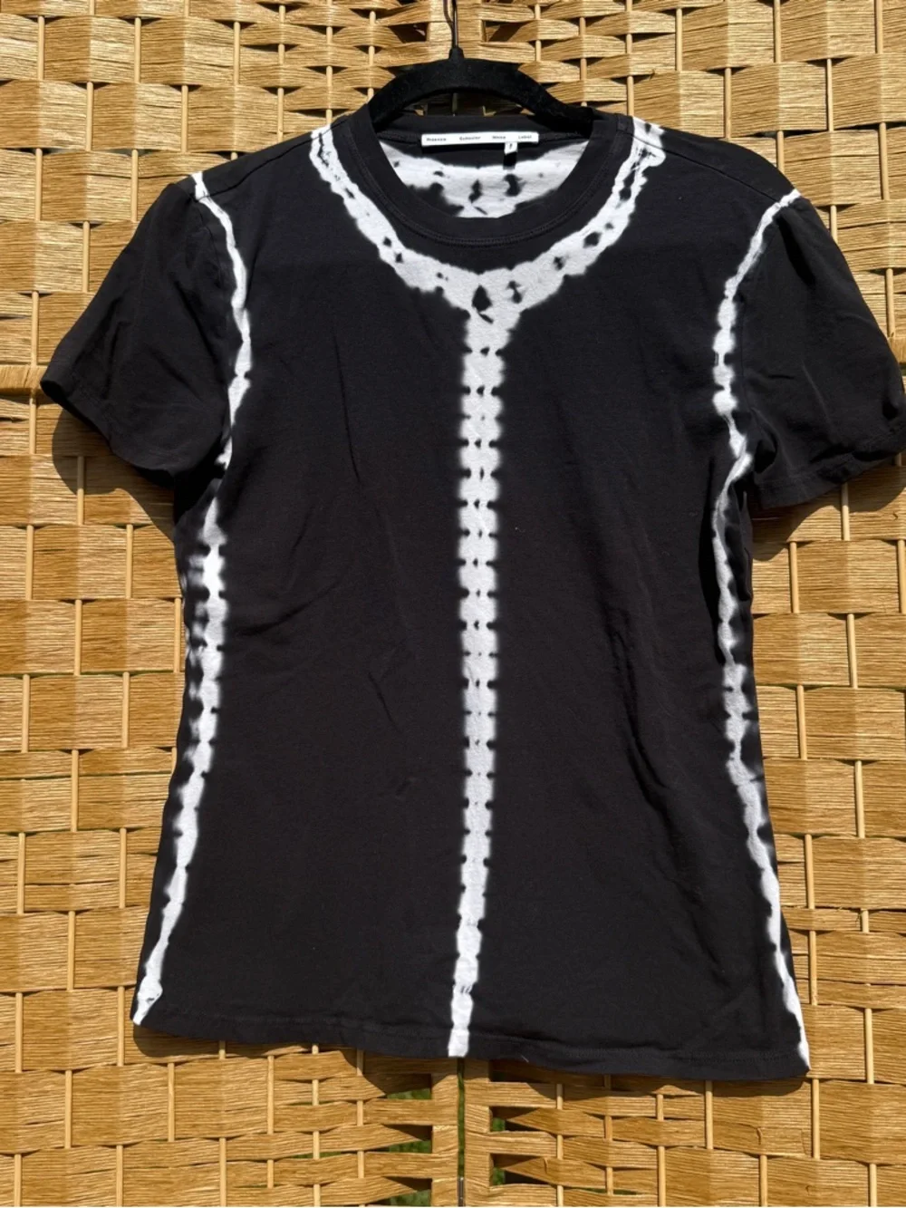 Proenza Schouler White Label Black and White T-Shirt Women’s Small - Picture 1 of 6